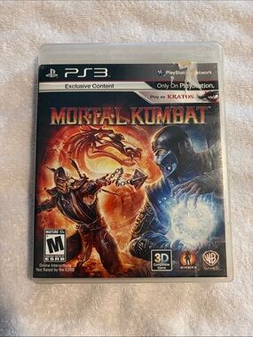 Mortal Kombat PS3 Video Game CIB Excellent Condition